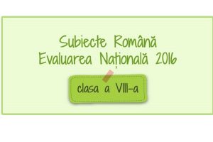 subiecte romana evaluare nationala 2016 (1)