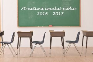 structura an scolar 2016-2017