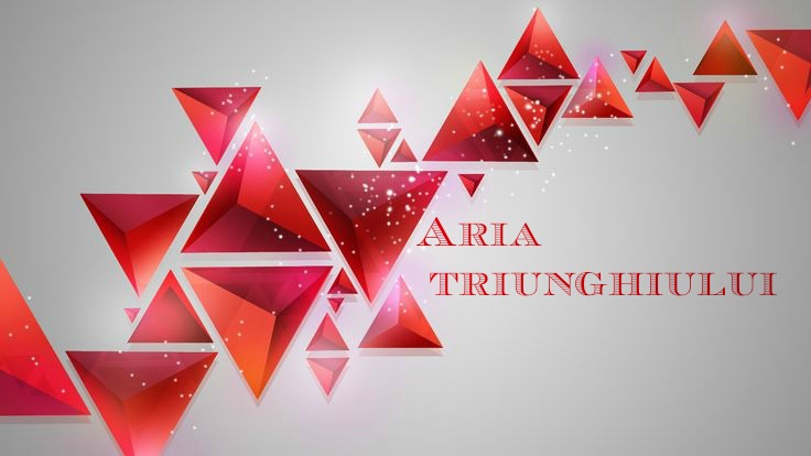 aria-triunghiului